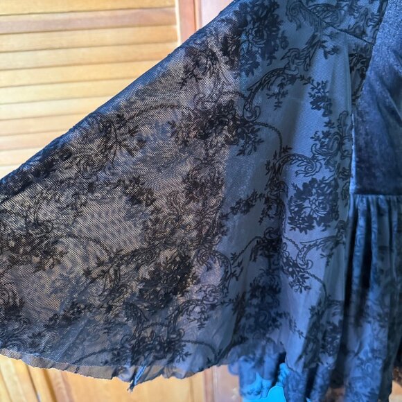 Gothic Victorian EGL Lolita Dark Fairycore Princess of Darkness Dress - Picture 10 of 13